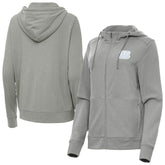 Cincinnati Bengals Antigua Women's Seeker Full-Zip Hoodie Jacket Heather Gray | NFL