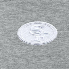 San Francisco 49ers Antigua Women's Victory Crew Pullover Sweatshirt Heather Gray | NFL