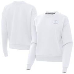 San Francisco 49ers Antigua Women's Victory Crew Pullover Sweatshirt White | NFL