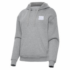 Cincinnati Bengals Antigua Women's Victory Pullover Hoodie Heather Gray | NFL