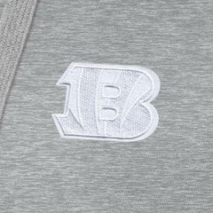 Cincinnati Bengals Antigua Women's Victory Pullover Hoodie Heather Gray | NFL