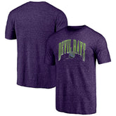 Tampa Bay Rays Purple Cooperstown Collection Line Corps Tri-Blend T-Shirt T-shirts - MLB