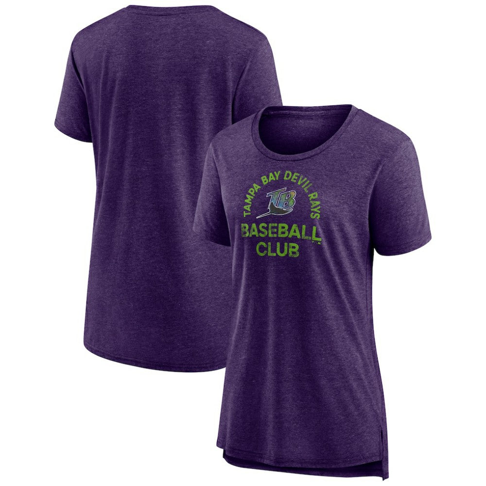 Tampa Bay Rays Women's Cooperstown Collection Selected First Tri-Blend T-Shirt - MLB