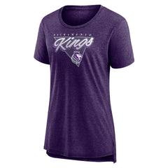 Sacramento Kings Women's True Classics Tri-Blend T-Shirt Purple - NBA