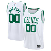 Boston Celtics Fast Break Custom Jersey Association Edition White - NBA