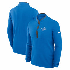 Detroit Lions Lightweight Victory Dri-FIT Half-Zip Pullover Blue | Nike for Sale