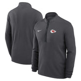 Kansas City Chiefs Lightweight Victory Dri-FIT Half-Zip Pullover Anthracite | Nike for Sale