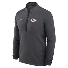 Kansas City Chiefs Lightweight Victory Dri-FIT Half-Zip Pullover Anthracite | Nike for Sale