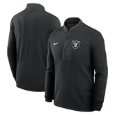 Las Vegas Raiders Lightweight Victory Dri-FIT Half-Zip Pullover Black | Nike for Sale