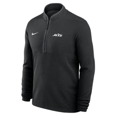 New York Jets Lightweight Victory Dri-FIT Half-Zip Pullover Black | Nike for Sale