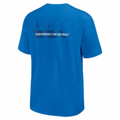 Detroit Lions Dominate The Game Essential Max90 T-Shirt Blue | Nike for Sale