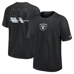 Las Vegas Raiders Dominate The Game Essential Max90 T-Shirt Black | Nike for Sale