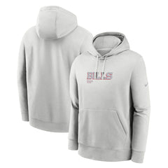 Buffalo Bills Edge Pack French Terry Club Pullover Hoodie Gray | Nike for Sale