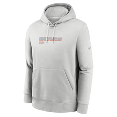 Chicago Bears Edge Pack French Terry Club Pullover Hoodie Gray | Nike for Sale