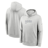 Green Bay Packers Edge Pack French Terry Club Pullover Hoodie Gray | Nike for Sale