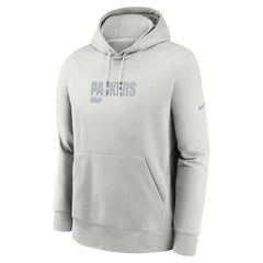 Green Bay Packers Edge Pack French Terry Club Pullover Hoodie Gray | Nike for Sale