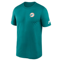 Miami Dolphins Sideline Alt Pack Legend Dri-FIT T-Shirt Aqua | Nike for Sale