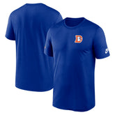 Denver Broncos Sideline Alt Pack Legend Dri-FIT T-Shirt Royal | Nike for Sale