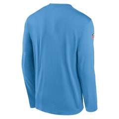 Tennessee Titans Legend Oilers Throwback Dri-FIT Long Sleeve T-Shirt Navy | Nike for Sale