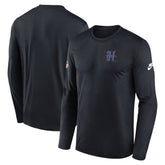 Houston Texans Legend Small Logo Dri-FIT Long Sleeve T-Shirt Navy | Nike for Sale