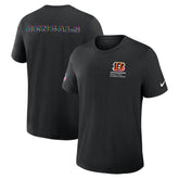 Cincinnati Bengals 2025 NFL Crucial Catch Tri-Blend Dri-FIT T-Shirt Black | Nike for Sale