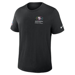 San Francisco 49ers 2025 NFL Crucial Catch Tri-Blend Dri-FIT T-Shirt Black | Nike for Sale