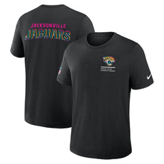 Jacksonville Jaguars 2025 NFL Crucial Catch Tri-Blend Dri-FIT T-Shirt Black | Nike for Sale