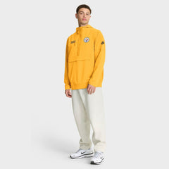 Pittsburgh Steelers 1933 Sideline Alt Pack Anorak Half-Zip Hoodie Jacket Gold | Nike for Sale