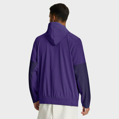 Minnesota Vikings Sideline Anorak Half-Zip Hoodie Jacket Purple | Nike for Sale
