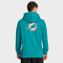 Miami Dolphins Sideline Standard Issue Utility Player Dri-FIT Full-Zip Hoodie Aqua | Nike for Sale