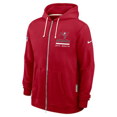 Tampa Bay Buccaneers Sideline Standard Issue Utility Player Dri-FIT Full-Zip Hoodie Red | Nike for Sale