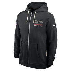 Atlanta Falcons Sideline Standard Issue Utility Player Dri-FIT Full-Zip Hoodie Black | Nike for Sale