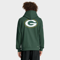 Green Bay Packers Sideline Standard Issue Utility Player Dri-FIT Full-Zip Hoodie Green | Nike for Sale