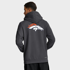 Denver Broncos Sideline Standard Issue Utility Player Dri-FIT Full-Zip Hoodie Anthracite | Nike for Sale