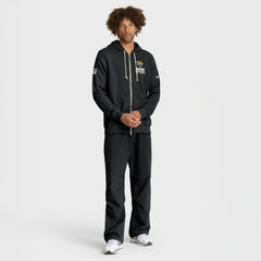 Jacksonville Jaguars Sideline Standard Issue Utility Player Dri-FIT Full-Zip Hoodie Black | Nike for Sale