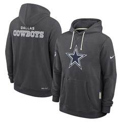 Dallas Cowboys Sideline Standard Issue Initial Home Dri-FIT Hoodie Anthracite | Nike for Sale