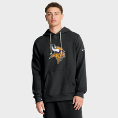 Minnesota Vikings Sideline Standard Issue Initial Home Dri-FIT Hoodie Black | Nike for Sale