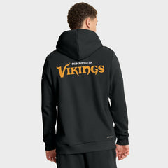 Minnesota Vikings Sideline Standard Issue Initial Home Dri-FIT Hoodie Black | Nike for Sale