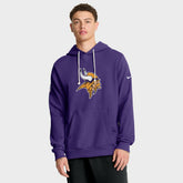 Minnesota Vikings Sideline Standard Issue Initial Home Dri-FIT Hoodie Purple | Nike for Sale