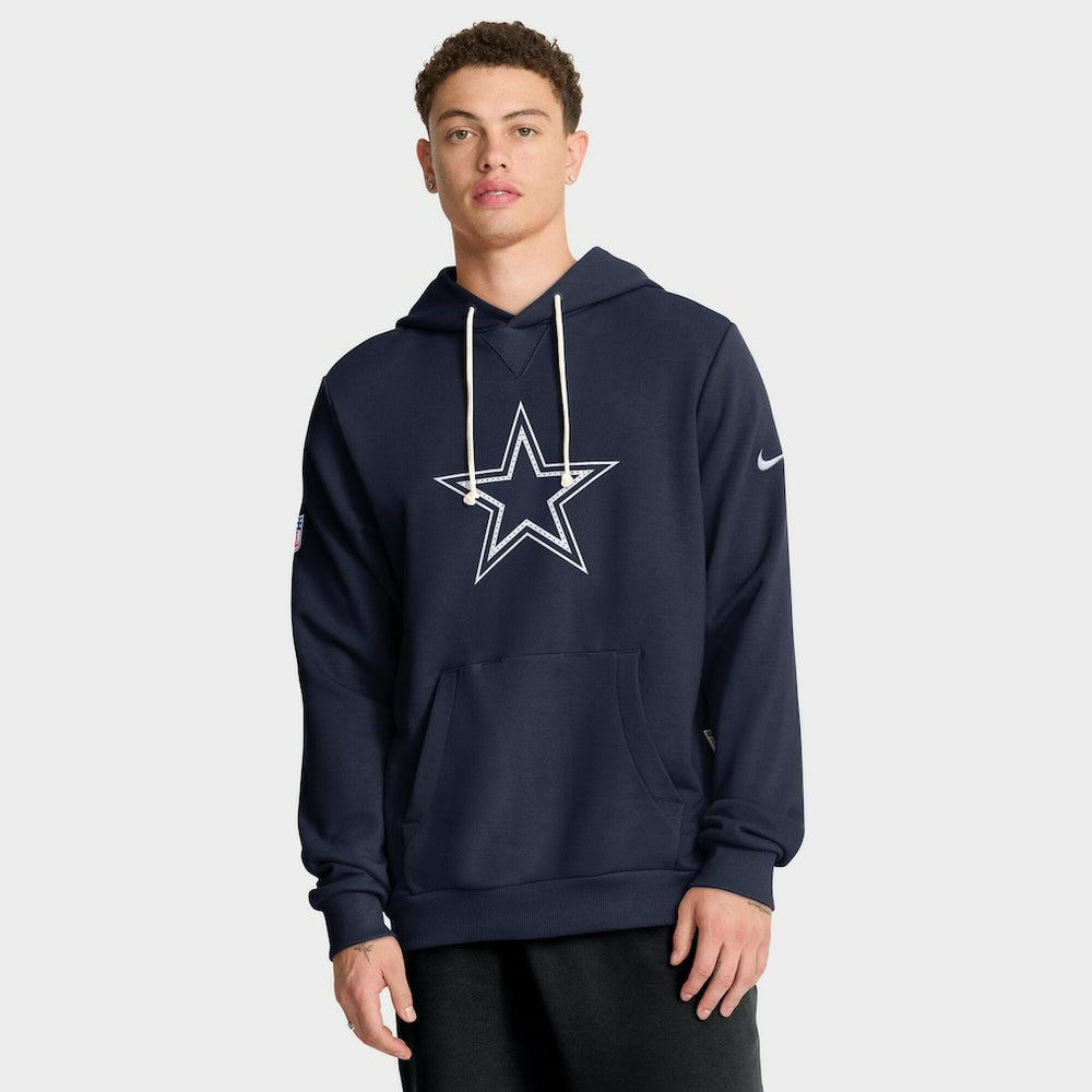 Dallas Cowboys Sideline Standard Issue Initial Home Dri-FIT Hoodie Navy | Nike for Sale