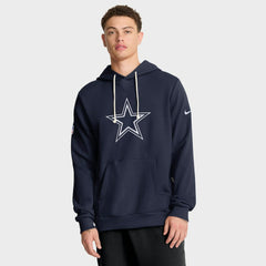 Dallas Cowboys Sideline Standard Issue Initial Home Dri-FIT Hoodie Navy | Nike for Sale