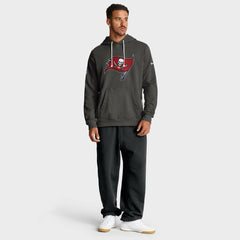 Tampa Bay Buccaneers Sideline Standard Issue Initial Home Dri-FIT Hoodie Pewter | Nike for Sale