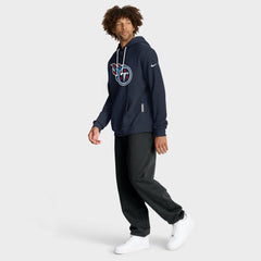 Tennessee Titans Sideline Standard Issue Initial Home Dri-FIT Hoodie Navy | Nike for Sale