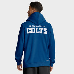 Indianapolis Colts Sideline Standard Issue Initial Home Dri-FIT Hoodie Royal | Nike for Sale