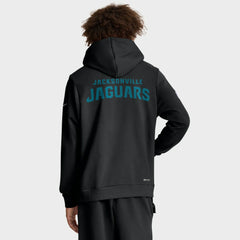 Jacksonville Jaguars Sideline Standard Issue Initial Home Dri-FIT Hoodie Black | Nike for Sale