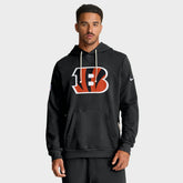Cincinnati Bengals Sideline Standard Issue Initial Home Dri-FIT Hoodie Black | Nike for Sale
