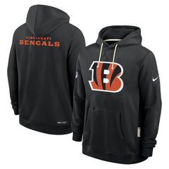 Cincinnati Bengals Sideline Standard Issue Initial Home Dri-FIT Hoodie Black | Nike for Sale