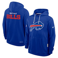 Buffalo Bills Sideline Standard Issue Initial Home Dri-FIT Hoodie Royal | Nike for Sale