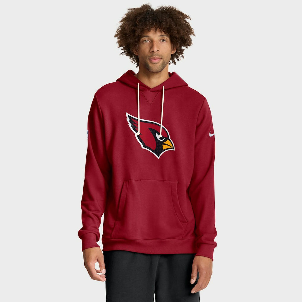 Arizona Cardinals Sideline Standard Issue Initial Home Dri-FIT Hoodie Cardinal | Nike for Sale