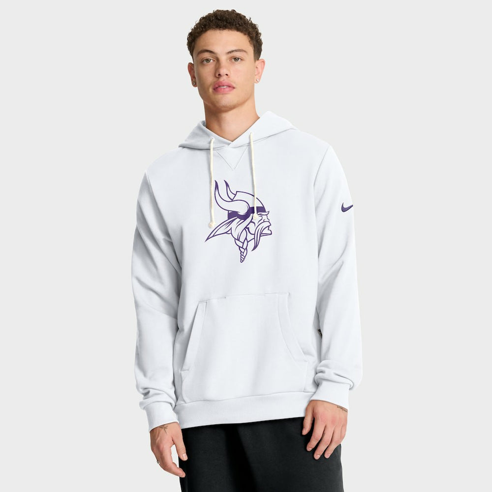 Minnesota Vikings Sideline Standard Issue Alt 2 Dri-FIT Hoodie White | Nike for Sale